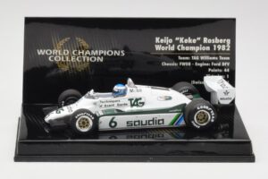 Williams FW08 #6 K. Rosberg F1 World Champion 1982 Minichamps 1:43 436820106 Metalli