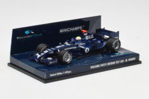 Williams FW27C BMW #7 M. Webber Test Car F1 2005 Minichamps 1:43 400050109 Metalli — kuva 2 / 5