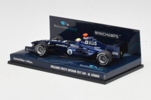 Williams FW27C BMW #7 M. Webber Test Car F1 2005 Minichamps 1:43 400050109 Metalli — kuva 3 / 5