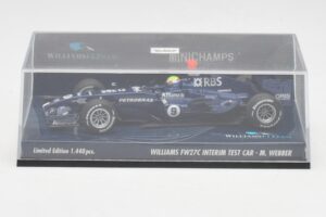Williams FW27C BMW #7 M. Webber Test Car F1 2005 Minichamps 1:43 400050109 Metalli — kuva 5 / 5