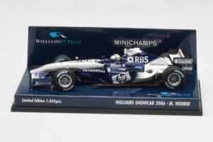 Williams FW28 M. Webber Showcar F1 2006 Minichamps 1:43 400060079 Metalli