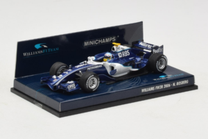 Williams FW28 Cosworth #10 N. Rosberg Williams F1 Team 2006 Minichamps 1:43 400060010 Metalli — kuva 2 / 5