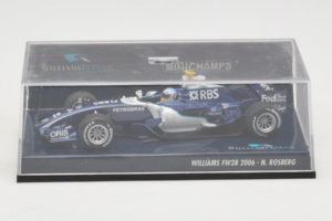 Williams FW28 Cosworth #10 N. Rosberg Williams F1 Team 2006 Minichamps 1:43 400060010 Metalli — kuva 4 / 5
