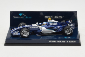 Williams FW28 Cosworth #10 N. Rosberg Williams F1 Team 2006 Minichamps 1:43 400060010 Metalli