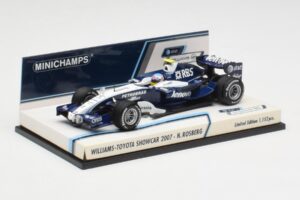 Williams FW29 N. Rosberg F1 Showcar 2007 Minichamps 1:43 400070086 Metalli — kuva 3 / 5