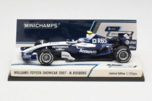 Williams FW29 N. Rosberg F1 Showcar 2007 Minichamps 1:43 400070086 Metalli