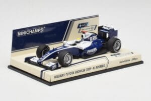 Williams FW31 N. Rosberg F1 Showcar 2009 Minichamps 1:43 400090086 Metalli — kuva 2 / 4