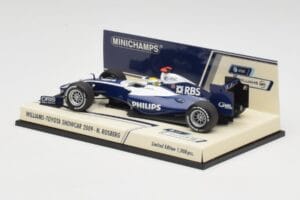 Williams FW31 N. Rosberg F1 Showcar 2009 Minichamps 1:43 400090086 Metalli — kuva 3 / 4
