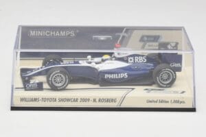 Williams FW31 N. Rosberg F1 Showcar 2009 Minichamps 1:43 400090086 Metalli — kuva 4 / 4