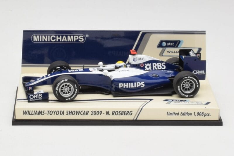 Williams FW31 N. Rosberg F1 Showcar 2009 Minichamps 1:43 400090086 Metalli