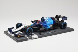 Williams FW43B Mercedes #63 G. Russell Belgian GP 2021 Minichamps 1:18 117211363 Hartsi — kuva 2 / 7
