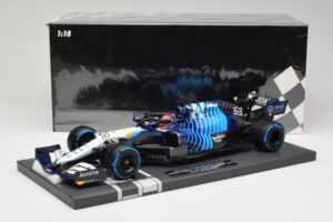 Williams FW43B Mercedes #63 G. Russell Belgian GP 2021 Minichamps 1:18 117211363 Hartsi — kuva 7 / 7