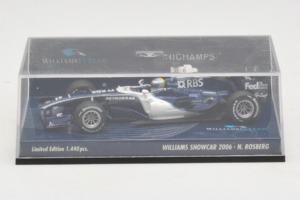 Williams FW28 Cosworth #10 N. Rosberg Williams F1 Team Showcar 2006 Minichamps 1:43 400060080 Metalli — kuva 4 / 5