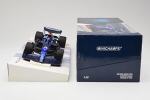Williams FW44 Mercedes #23 A. Albon Bahrain GP 2022 Case Edition Minichamps 1:18 147220123 Hartsi — kuva 6 / 7