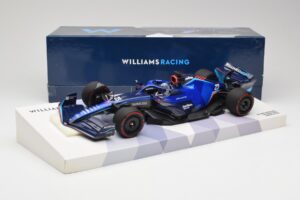 Williams FW44 Mercedes #23 A. Albon Bahrain GP 2022 Case Edition Minichamps 1:18 147220123 Hartsi — kuva 7 / 7