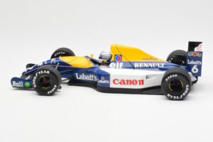Williams Renault FW14 #6 R. Patrese F1 1991 Minichamps 1:18 100910006 Metalli — kuva 4 / 8