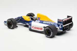Williams Renault FW14 #6 R. Patrese F1 1991 Minichamps 1:18 100910006 Metalli — kuva 7 / 8
