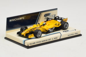 Williams FW29 Toyota A. Wurz Williams F1 Team Showcar 2007 Minichamps 1:43 400070087 Metalli — kuva 2 / 5