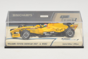 Williams FW29 Toyota A. Wurz Williams F1 Team Showcar 2007 Minichamps 1:43 400070087 Metalli — kuva 4 / 5