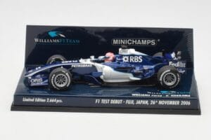 Williams FW28 Toyota K. Nakajima F1 Test Debut 2006 Minichamps 1:43 400060135 Metalli — kuva 3 / 6