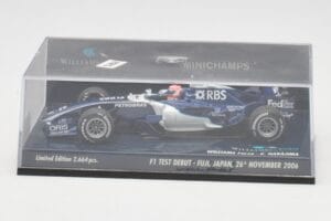 Williams FW28 Toyota K. Nakajima F1 Test Debut 2006 Minichamps 1:43 400060135 Metalli — kuva 6 / 6