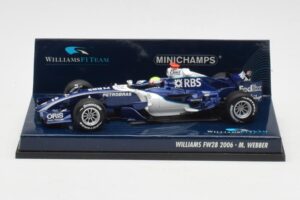 Williams FW28 Toyota #7 M. Webber F1 2006 Minichamps 1:43 400060009 Metalli