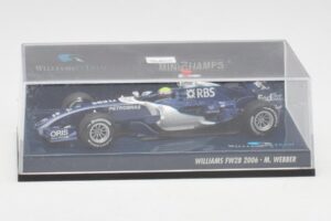 Williams FW28 Toyota #7 M. Webber F1 2006 Minichamps 1:43 400060009 Metalli — kuva 5 / 5