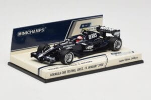 Williams Toyota FW29B K. Nakajima Jerez Test 14 Tammikuuta 2008 Minichamps 1:43 400080108 Metalli — kuva 2 / 5