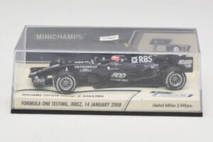 Williams Toyota FW29B K. Nakajima Jerez Test 14 Tammikuuta 2008 Minichamps 1:43 400080108 Metalli — kuva 5 / 5