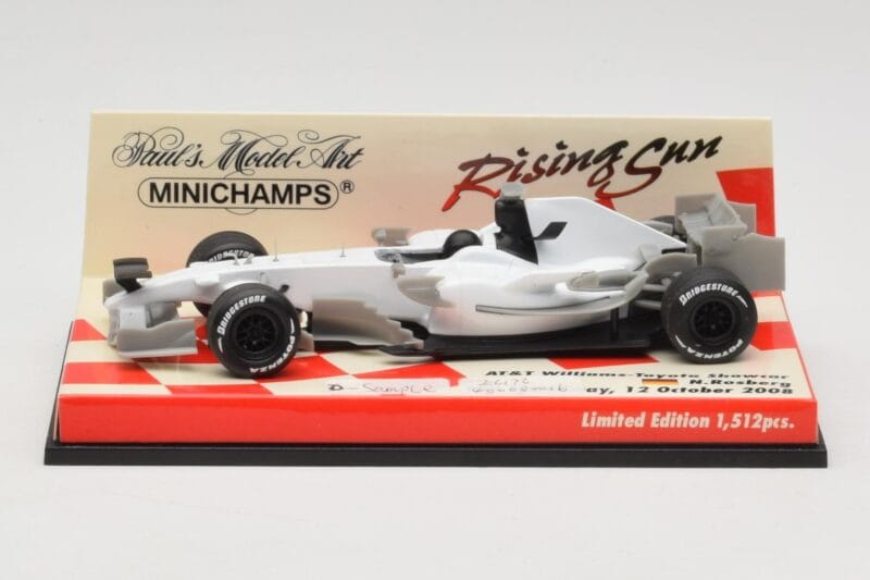 Williams Toyota FW29B #7 N. Rosberg Showcar 2008 Minichamps 1:43 403080177 Metalli