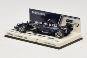 Williams FW30 Toyota #8 K. Nakajima Test Jerez Feb 2008 Minichamps 1:43 400080208 Metalli — kuva 3 / 5