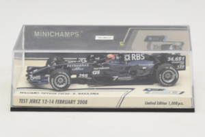 Williams FW30 Toyota #8 K. Nakajima Test Jerez Feb 2008 Minichamps 1:43 400080208 Metalli — kuva 4 / 5