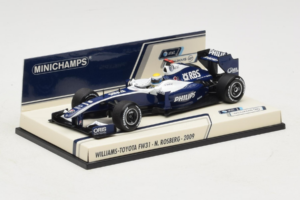 Williams FW31 Toyota #16 N. Rosberg F1 2009 Minichamps 1:43 400090016 Metalli — kuva 2 / 5