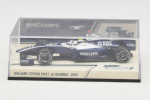 Williams FW31 Toyota #16 N. Rosberg F1 2009 Minichamps 1:43 400090016 Metalli — kuva 4 / 5