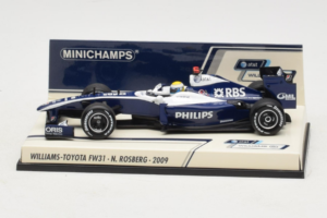 Williams FW31 Toyota #16 N. Rosberg F1 2009 Minichamps 1:43 400090016 Metalli