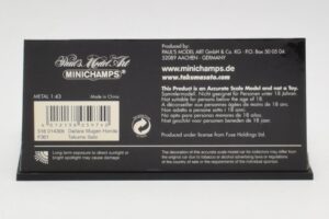 Dallara F301 Mugen Honda T. Sato Macau GP Winner 2001 Minichamps 1:43 518014306 Metalli — kuva 4 / 5