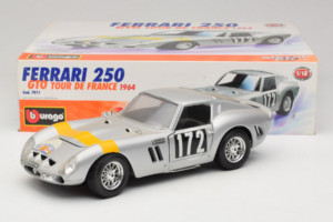 Ferrari 250 GTO #172 Tour de France 1964 Bburago 1:18 7011 Metalli — kuva 8 / 8