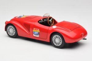 Ferrari 166 MM Barchetta Punainen Hot Wheels 1:18 B6054 Metalli — kuva 7 / 8