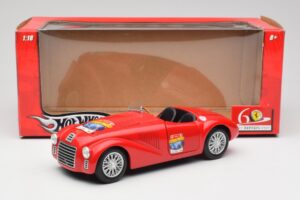 Ferrari 166 MM Barchetta Punainen Hot Wheels 1:18 B6054 Metalli — kuva 8 / 8