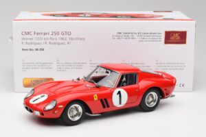 Ferrari 250 GTO #1 P. Rodriguez / W. Mairesse Paris 1000km 1962 CMC 1:18 M-254 Metalli — kuva 6 / 6