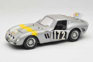 Ferrari 250 GTO #172 L. Bianchi / G. Berger Tour de France 1962 Hopea Rajoitettu Painos Bburago 1:18 3011-S1 Metalli — kuva 2 / 8