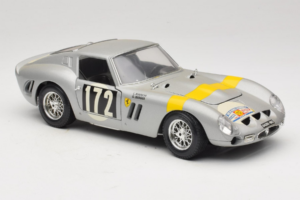 Ferrari 250 GTO #172 L. Bianchi / G. Berger Tour de France 1962 Hopea Rajoitettu Painos Bburago 1:18 3011-S1 Metalli — kuva 6 / 8