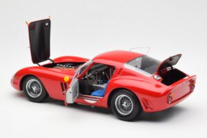 Ferrari 250 GTO #24 J. Blaton / G. Langlois 2nd 24 Hours of Le Mans 1963 Kyosho 1:18 08432C Metalli — kuva 5 / 8