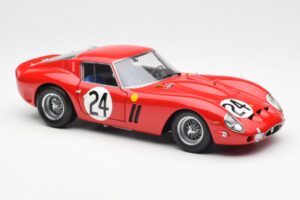 Ferrari 250 GTO #24 J. Blaton / G. Langlois 2nd 24 Hours of Le Mans 1963 Kyosho 1:18 08432C Metalli — kuva 6 / 8