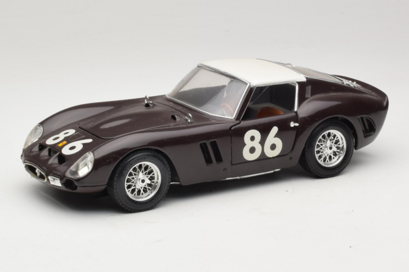 Ferrari 250 GTO #86 Musta Bburago 1:18 3011-B1 Metalli