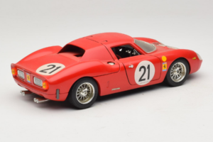 Ferrari 250 LM #21 M. Gregory / J. Rindt 24 Hours of Le Mans 1965 Bburago 1:18 3033-P2 Metalli — kuva 3 / 8