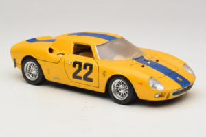 Ferrari 250 LM #22 Keltainen 1965 Bburago 1:18 3333-Y1 Metalli — kuva 6 / 8