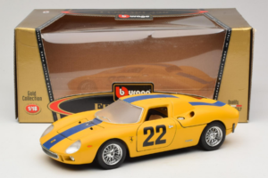 Ferrari 250 LM #22 Keltainen 1965 Bburago 1:18 3333-Y1 Metalli — kuva 8 / 8