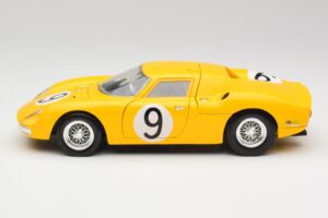 Ferrari 250 LM #21 M. Gregory / J. Rindt NART 24 Hours of Le Mans Winner 1965 Hot Wheels 1:18 25729 Metalli — kuva 4 / 8