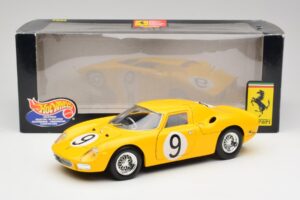 Ferrari 250 LM #21 M. Gregory / J. Rindt NART 24 Hours of Le Mans Winner 1965 Hot Wheels 1:18 25729 Metalli — kuva 8 / 8